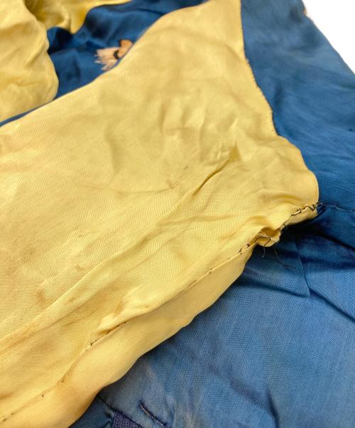 USED（ユーズド）USED (ユーズド) 50s 別珍コリアスカジャン イエロー×ブルー サイズ:-の古着・服飾アイテム