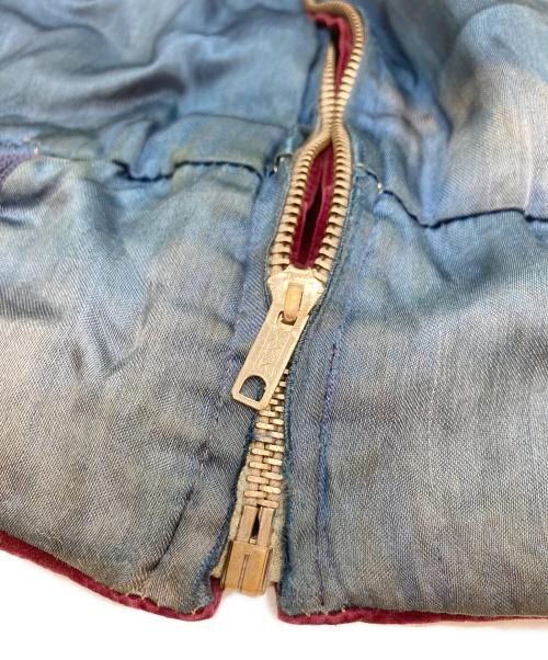 USED（ユーズド）USED (ユーズド) 50s 別珍コリアスカジャン イエロー×ブルー サイズ:-の古着・服飾アイテム