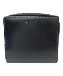 GIVENCHY（ジバンシィ）の古着「4Gボックスレザー 2つ折り財布」｜ブラック