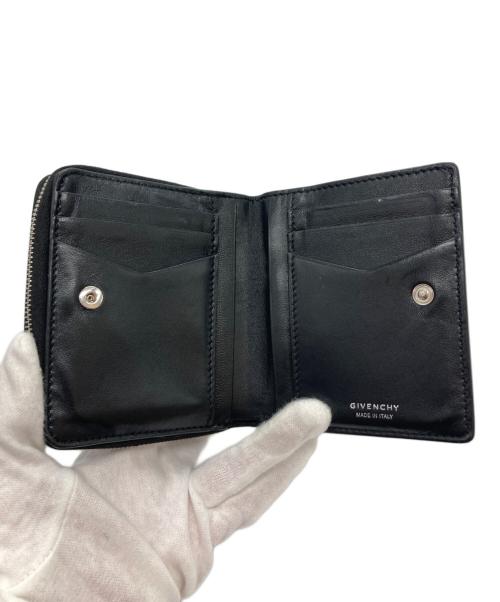 GIVENCHY（ジバンシィ）GIVENCHY (ジバンシィ) 4Gボックスレザー 2つ折り財布 ブラックの古着・服飾アイテム