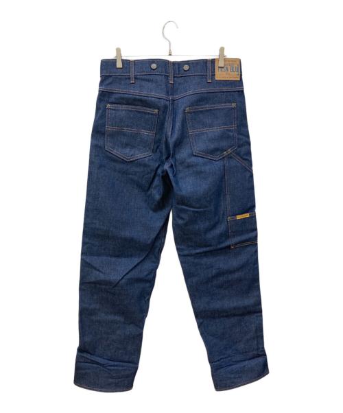 PRISON BLUES（プリズンブルース）PRISON BLUES (プリズンブルース) ダブルニーデニムワークパンツ インディゴ サイズ: W34×L32の古着・服飾アイテム
