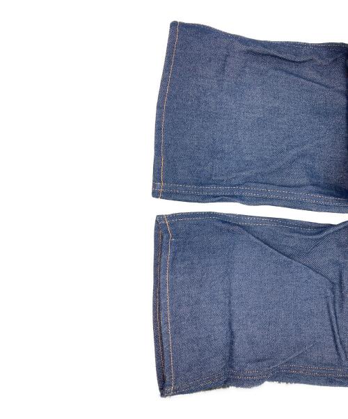 PRISON BLUES（プリズンブルース）PRISON BLUES (プリズンブルース) ダブルニーデニムワークパンツ インディゴ サイズ: W34×L32の古着・服飾アイテム