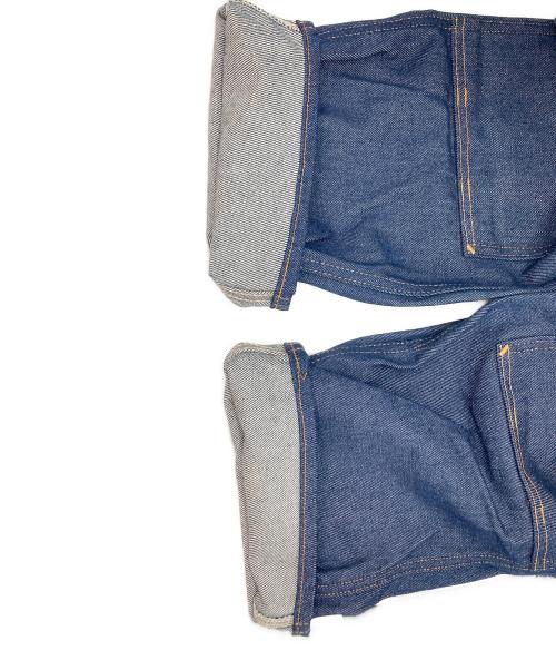 PRISON BLUES（プリズンブルース）PRISON BLUES (プリズンブルース) ダブルニーデニムワークパンツ インディゴ サイズ: W34×L32の古着・服飾アイテム