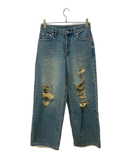 RIVE DROITE（リヴドロワ）RIVE DROITE (リヴドロワ) LOOSEダメージDENIM インディゴ サイズ:36 未使用品の古着・服飾アイテム