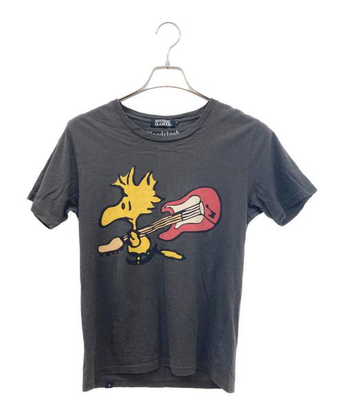 Hysteric Glamour（ヒステリックグラマー）Hysteric Glamour (ヒステリックグラマー) プリントTシャツ グレー サイズ:Sの古着・服飾アイテム