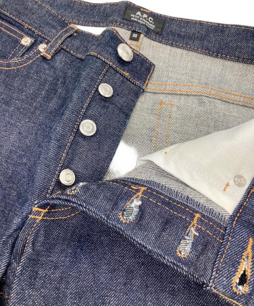 A.P.C.（アーペーセー）A.P.C. (アーペーセー) リジッドデニムパンツ インディゴ サイズ:Mの古着・服飾アイテム