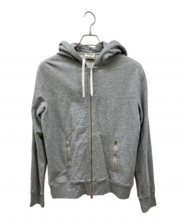 Acne Studios ロゴパーカー S グレー Acne Studios】 Logo hooded sweater ロゴ フーディ セーター (Acne