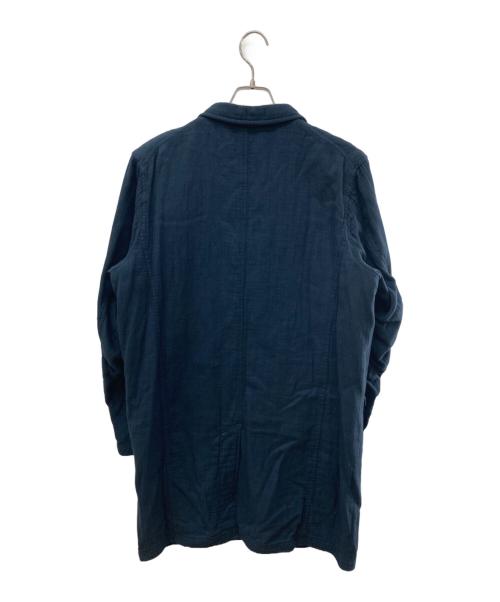 nonnative（ノンネイティブ）nonnative (ノンネイティブ) タオル地ステンカラーコート ネイビー サイズ:Sの古着・服飾アイテム