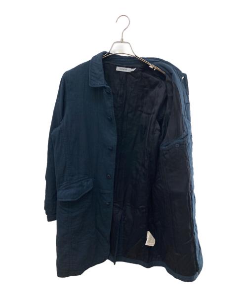 nonnative（ノンネイティブ）nonnative (ノンネイティブ) タオル地ステンカラーコート ネイビー サイズ:Sの古着・服飾アイテム