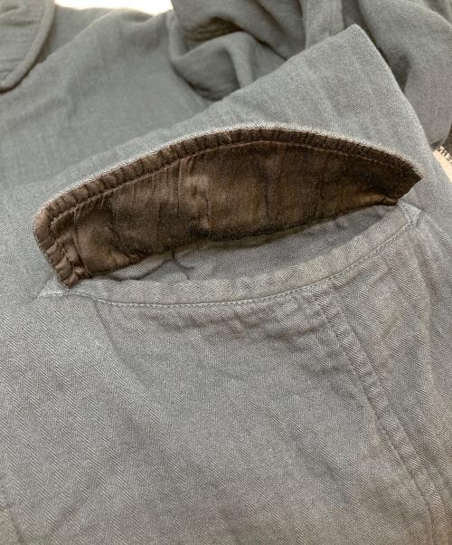 nonnative（ノンネイティブ）nonnative (ノンネイティブ) タオル地ステンカラーコート ネイビー サイズ:Sの古着・服飾アイテム