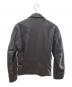 Schott (ショット) シングルライダースジャケット ブラウン サイズ:36：30000円