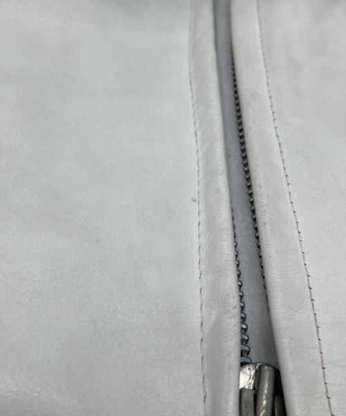 Schott（ショット）Schott (ショット) シングルライダースジャケット ホワイト サイズ:36の古着・服飾アイテム