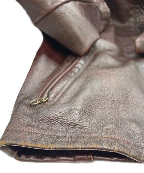 Schott（ショット）Schott (ショット) シングルライダースジャケット ブラウン サイズ:38の古着・服飾アイテム