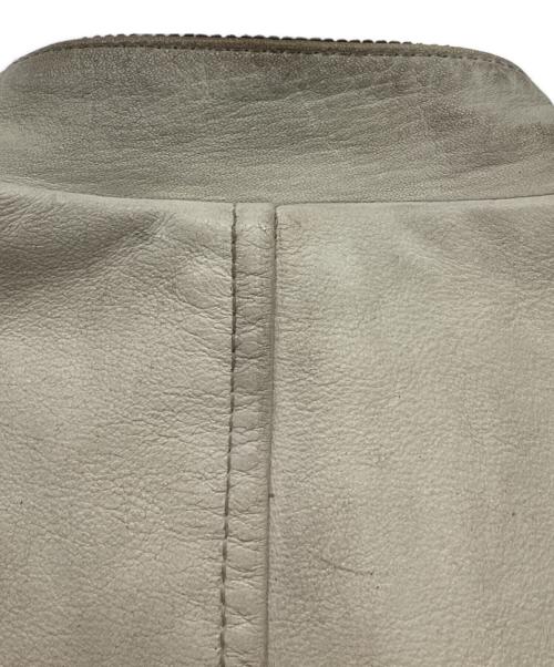 Schott（ショット）Schott (ショット) クラシックレーサージャケット アイボリー サイズ:Ｍの古着・服飾アイテム