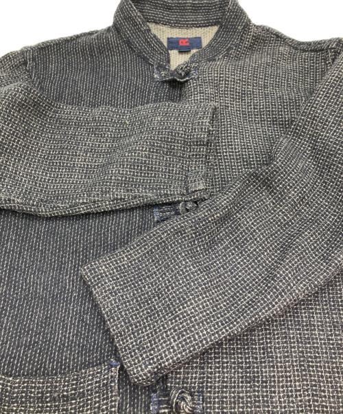 45R（フォーティファイブ・アール）45R (フォーティファイブ・アール) チャイナボタンウールジャケット インディゴ サイズ:1の古着・服飾アイテム