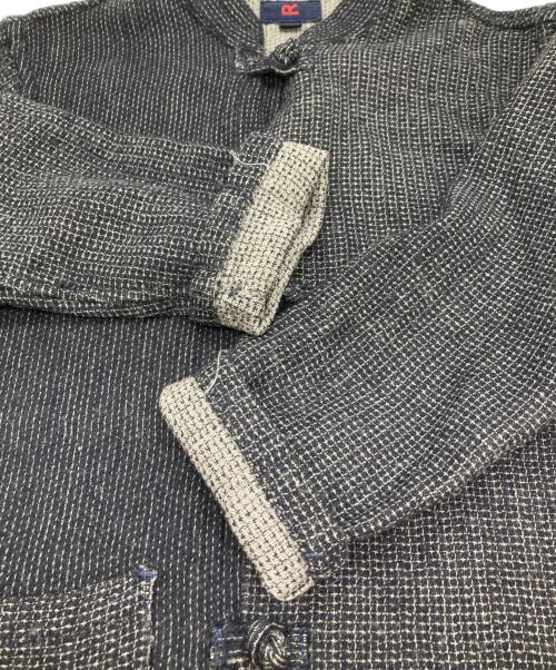 45R（フォーティファイブ・アール）45R (フォーティファイブ・アール) チャイナボタンウールジャケット インディゴ サイズ:1の古着・服飾アイテム