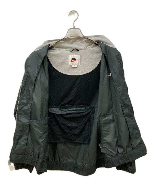 NIKE（ナイキ）NIKE (ナイキ) スウォッシュナイロンジャケット グリーン サイズ:Lの古着・服飾アイテム