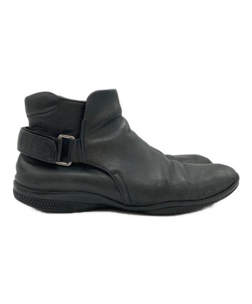 PRADA SPORTS（プラダスポーツ）PRADA SPORTS (プラダスポーツ) バックテープブーツ ブラック サイズ:51/2の古着・服飾アイテム