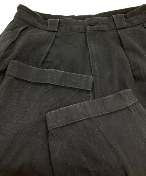 KAPTAIN SUNSHINE（キャプテンサンシャイン）KAPTAIN SUNSHINE (キャプテンサンシャイン) 2Pleats Tapered Trousers/リネンブレンドパンツ ネイビー サイズ:32の古着・服飾アイテム