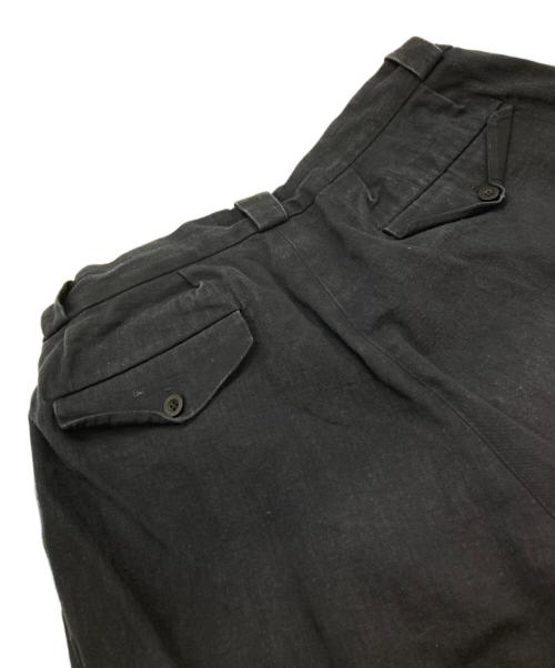 KAPTAIN SUNSHINE（キャプテンサンシャイン）KAPTAIN SUNSHINE (キャプテンサンシャイン) 2Pleats Tapered Trousers/リネンブレンドパンツ ネイビー サイズ:32の古着・服飾アイテム