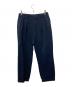 KAPTAIN SUNSHINE（キャプテンサンシャイン）の古着「2Pleats Tapered Trousers/リネンブレンドパンツ」｜ネイビー
