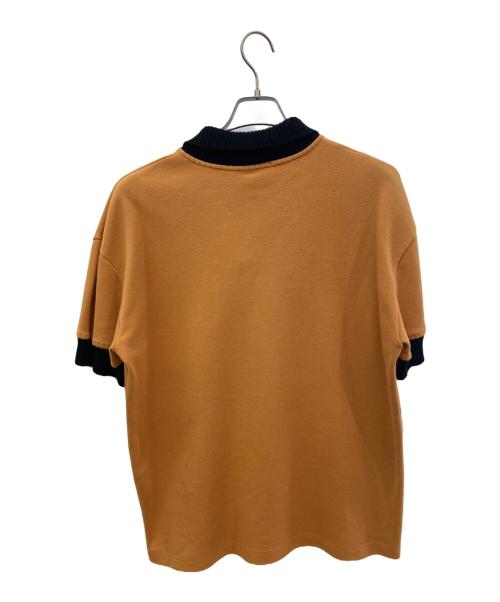 ANDERSON BELL（アンダースンベル）anderson bell (アンダースンベル) ニットポロシャツ オレンジ サイズ:Ⅿの古着・服飾アイテム
