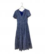MARIHAマリハ）の古着「マドモアゼルプリントワンピース」｜ブルー