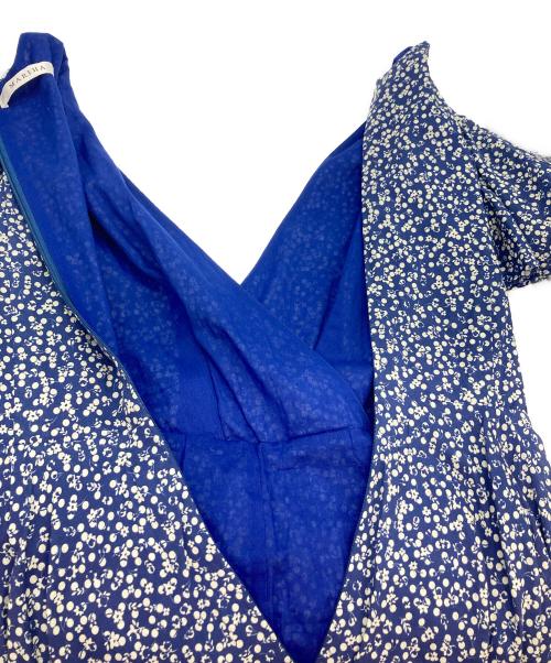 MARIHA（マリハ）MARIHA (マリハ) マドモアゼルプリントワンピース ブルー サイズ:36の古着・服飾アイテム