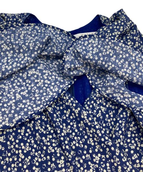 MARIHA（マリハ）MARIHA (マリハ) マドモアゼルプリントワンピース ブルー サイズ:36の古着・服飾アイテム