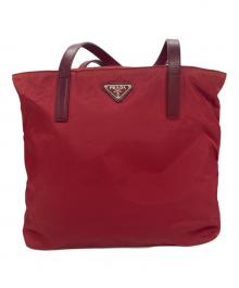 PRADA（プラダ）の古着「トートバッグ」｜レッド