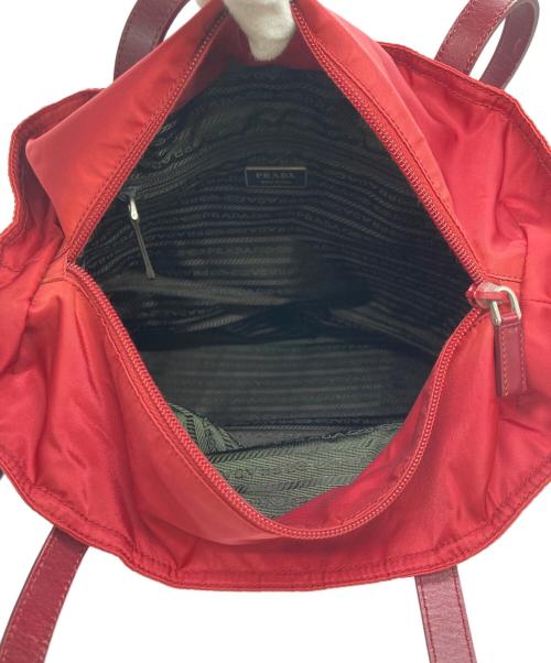PRADA（プラダ）PRADA (プラダ) トートバッグ レッドの古着・服飾アイテム