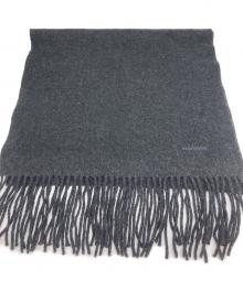HERMES（エルメス）の古着「カシミヤフリンジマフラー」｜グレー