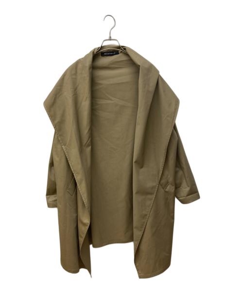 mizuiro-ind（ミズイロインド）mizuiro-ind (ミズイロインド) 変形ガウンコート ベージュ サイズ:不明の古着・服飾アイテム