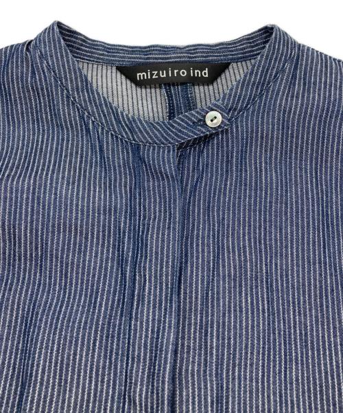 mizuiro-ind（ミズイロインド）mizuiro-ind (ミズイロインド) ノースリーブシャツ インディゴ サイズ:表記なしの古着・服飾アイテム
