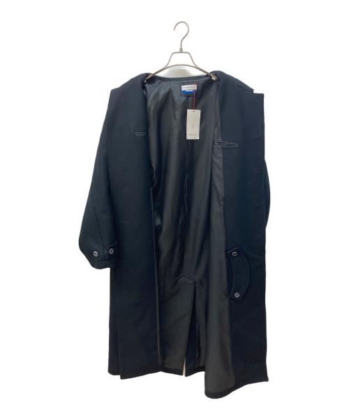 MAISON SPECIAL（メゾンスペシャル）MAISON SPECIAL (メゾンスペシャル) Super140s Prime-Over Melton Balmachan Coat/メルトンコート ブラック サイズ:2 未使用品の古着・服飾アイテム