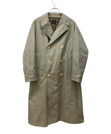 SCYEBASICS（サイベーシックス）の古着「Cotton Gabardine Trench Mac Coat/トレンチコート」｜ベージュ