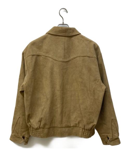 UNUSED（アンユーズド）UNUSED (アンユーズド) Suede jacket/カウレザージャケット ブラウン サイズ:3の古着・服飾アイテム