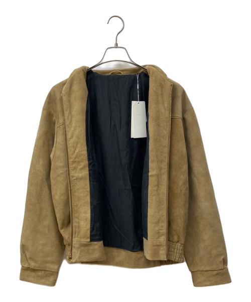 UNUSED（アンユーズド）UNUSED (アンユーズド) Suede jacket/カウレザージャケット ブラウン サイズ:3の古着・服飾アイテム