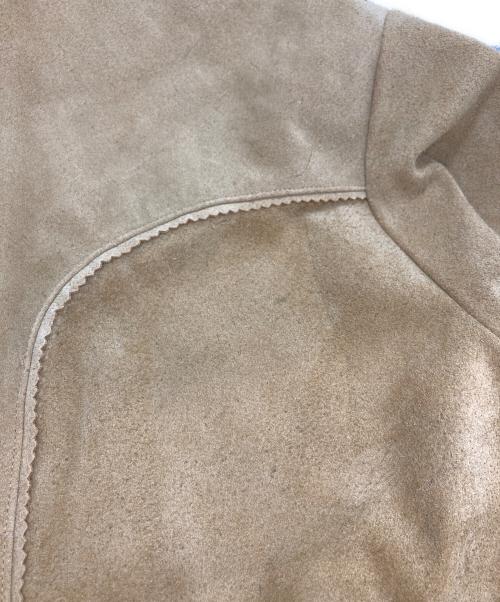 UNUSED（アンユーズド）UNUSED (アンユーズド) Suede jacket/カウレザージャケット ブラウン サイズ:3の古着・服飾アイテム