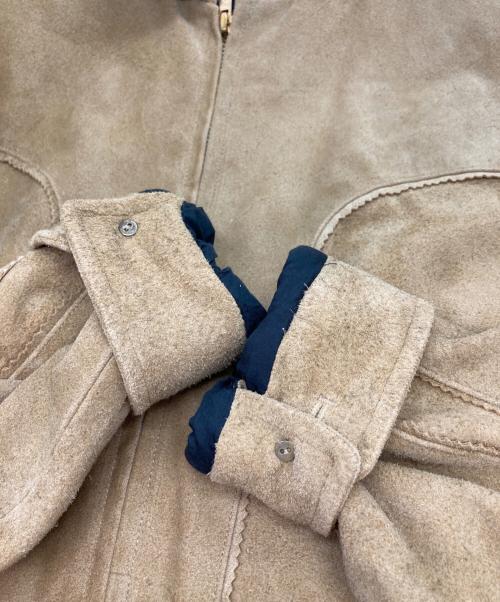 UNUSED（アンユーズド）UNUSED (アンユーズド) Suede jacket/カウレザージャケット ブラウン サイズ:3の古着・服飾アイテム