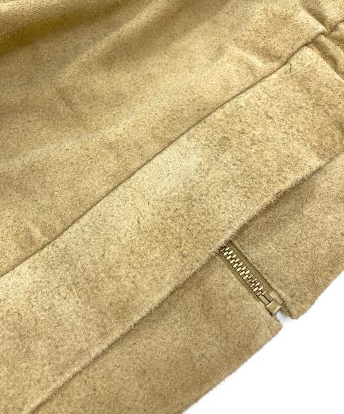 UNUSED（アンユーズド）UNUSED (アンユーズド) Suede jacket/カウレザージャケット ブラウン サイズ:3の古着・服飾アイテム