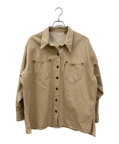 LEVI'S RED（リーバイス レッド）LEVI'S RED (リーバイス レッド) ユーティリティシャツ ベージュ サイズ:Ｍの古着・服飾アイテム