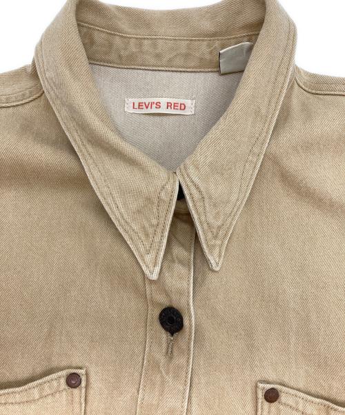 LEVI'S RED（リーバイス レッド）LEVI'S RED (リーバイス レッド) ユーティリティシャツ ベージュ サイズ:Ｍの古着・服飾アイテム