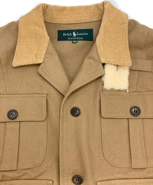 RALPH LAUREN ROUGH WEAR（ラルフローレン ラフウェア）RALPH LAUREN ROUGH WEAR (ラルフローレン ラフウェア) マルチポケットハンティングジャケット ベージュ サイズ:Ｍの古着・服飾アイテム