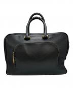 TOFF&LOADSTONEトフアンドロードストーン）の古着「レザーブリーフバッグ」｜ブラック