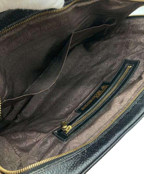 TOFF&LOADSTONE（トフアンドロードストーン）TOFF&LOADSTONE (トフアンドロードストーン) レザーブリーフバッグ ブラックの古着・服飾アイテム