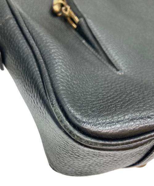 TOFF&LOADSTONE（トフアンドロードストーン）TOFF&LOADSTONE (トフアンドロードストーン) レザーブリーフバッグ ブラックの古着・服飾アイテム