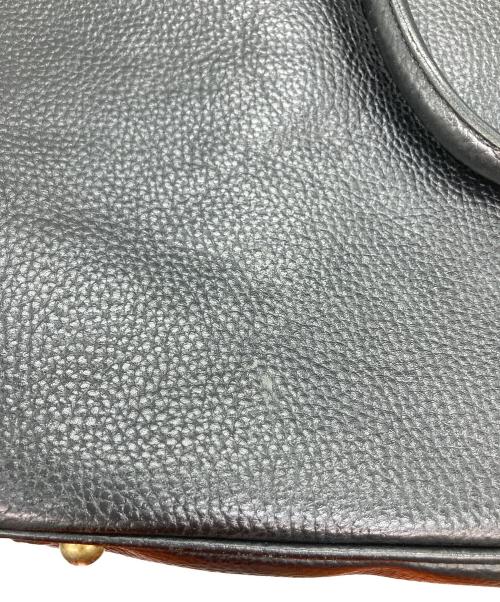 TOFF&LOADSTONE（トフアンドロードストーン）TOFF&LOADSTONE (トフアンドロードストーン) レザーブリーフバッグ ブラックの古着・服飾アイテム