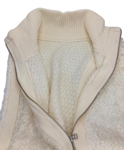 Adam et Rope（アダム エ ロペ）Adam et Rope (アダム エ ロペ) ループニットジレ ホワイト サイズ:Freeの古着・服飾アイテム