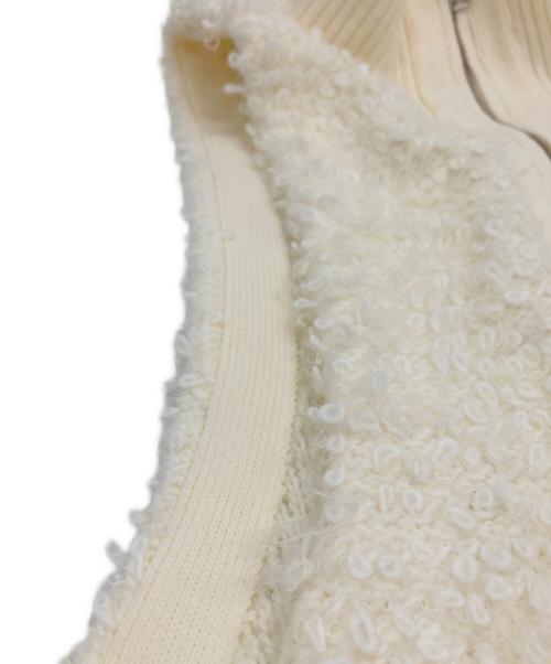 Adam et Rope（アダム エ ロペ）Adam et Rope (アダム エ ロペ) ループニットジレ ホワイト サイズ:Freeの古着・服飾アイテム